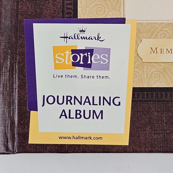 Hallmark Stories Journaling Album Memorable Moments Photo Safe PHA8027 4x6 - Picture 3 of 12
